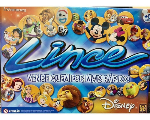 Jogo Lince Disney - Grow