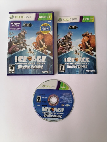 Kinect Ice Age Continental Drift Xbox 360