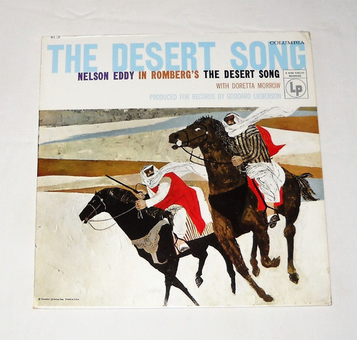 Nelson Eddy The Desert Song Banda De Sonido Lp Vinilo