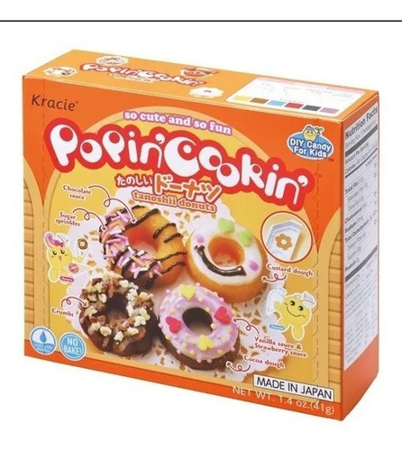  Dulce Japones Popin Cookin Tanoshii Donuts Comida Miniatura