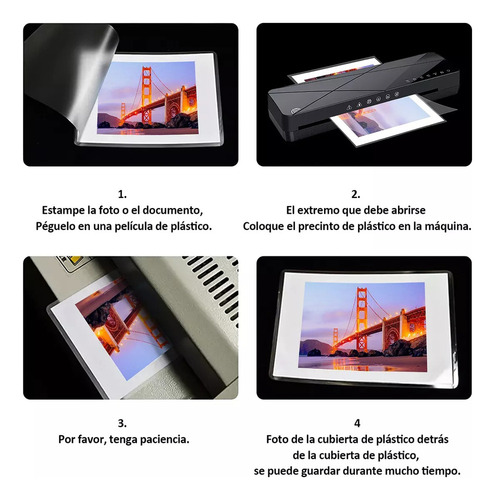 / 200 Pzs Micas Termicas A4 Tamaño Carta Protectores De