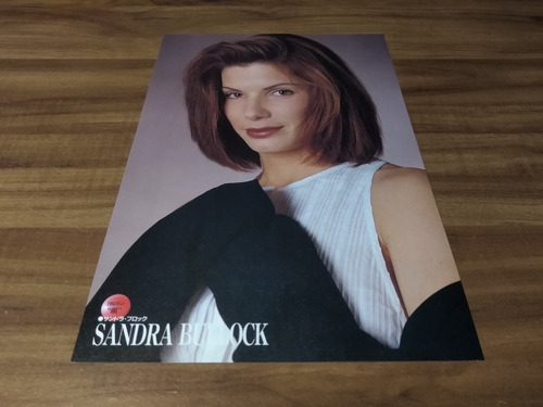 (mp260) Sandra Bullock * Mini Poster Pinup Japon 30 X 21