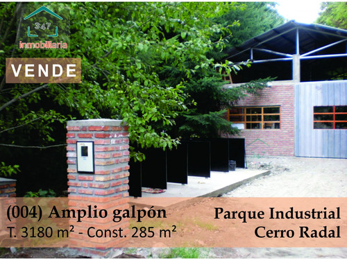 (004) Oportunidad En Venta Gran Deposito De Uso Industrial, En Cerro Radal, Parque Industrial, Lago Puelo, Chubut