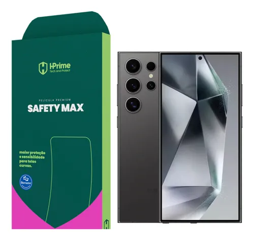 Película Premium Safety Max Hprime Para Galaxy S24 Ultra Menor preço em Película Premium Safety Max Hprime Para Galaxy S24 Ultra