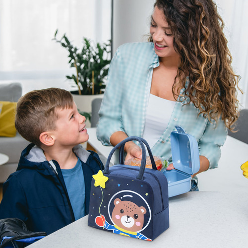 Lonchera Aislante M Storage Box Para Niños, Con Tapa Reutili