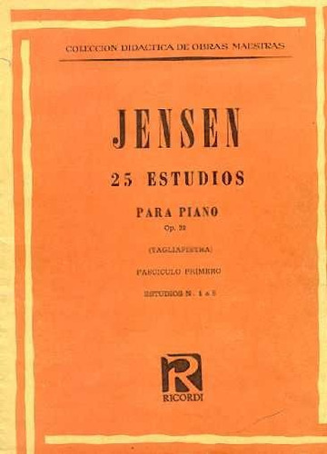 A. Jensen: 25 Estudios Para Piano