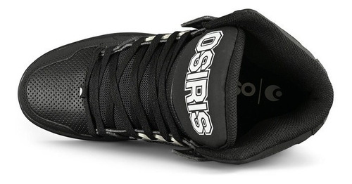 Imagen 4 de 6 de Botitas Osiris Modelo Nyc 83 Negro Blanco Nueva Colección