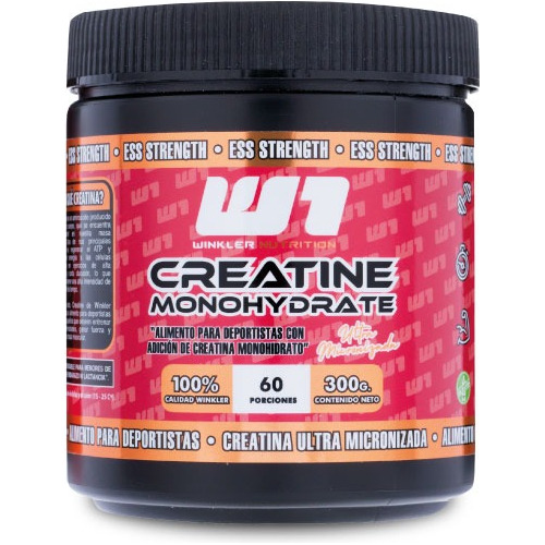 Creatina Monohidratada 300gr 60 Servicios Winkler Nutrition