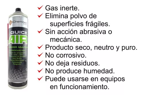 Soplador Aire Comprimido Aerosol 400ml Pack X12 Unidades