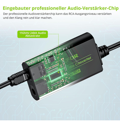 Linkfor Convertidor Dac 192khz Convertidor Digital A Anal...