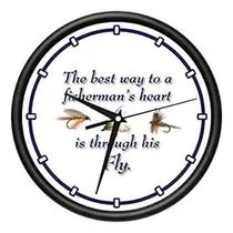 Comprar Reloj De Pesca Con Pesca Pescador Pescador Pescando Cebo De 