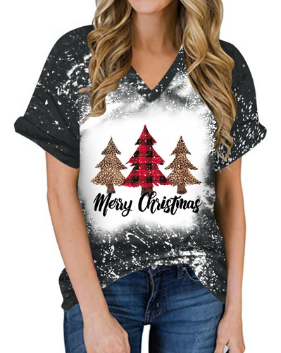 Blusa B Para Mujer Gt5b Summerchristmas Con Estampado De Let