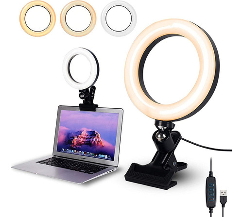 Iluminación Para Videoconferencia, Anillo De Luz Para Selfie