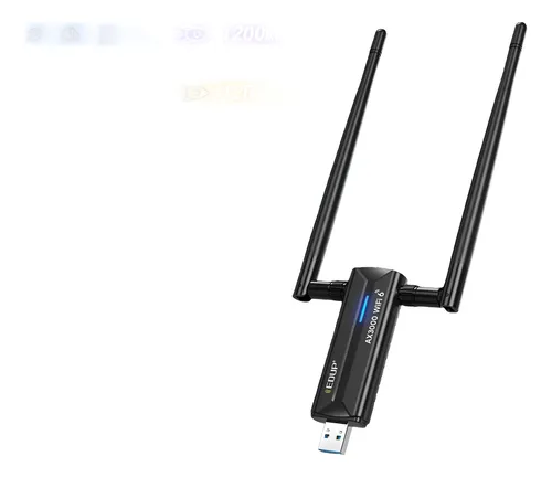 Adaptador Wifi 6e Ax3000 Usb Mt7921a 2.4/5/6ghz Carrello