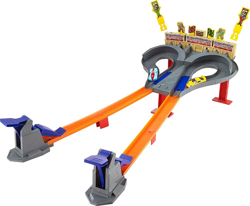 Hot Wheels Super Speed Blastway De Carreras De Doble Pista,