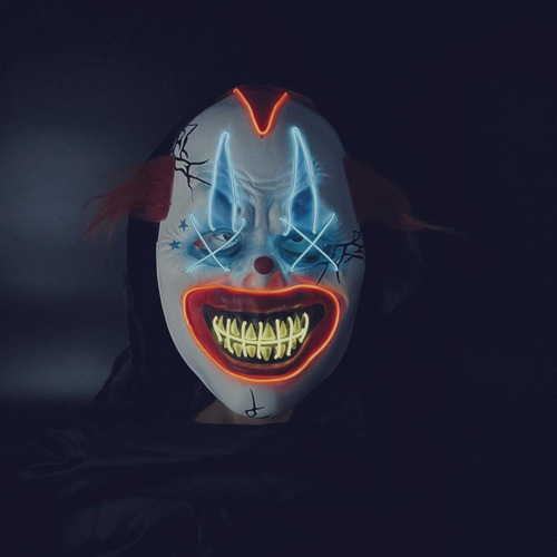 Aplicável A Disfraz Led De Payaso Para Disfraces De Fiesta