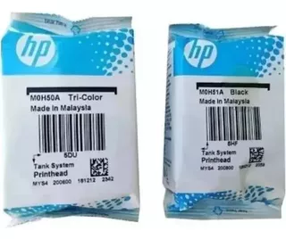 Combo Cabezal Hp Ink Tank 315 415 Gt5820 M0h50a M0h51a Nuevo