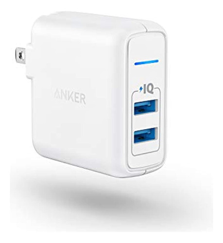 Cargador De Pared Para Viaje Anker Elite Dual Port 24w Usb P