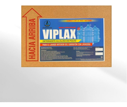 Viplax Detergente Clorado En Polvo De Doble Acción 5 Kilos