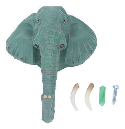 Gancho De Pared Simple Con Cabeza De Elefante, Estilo Retro