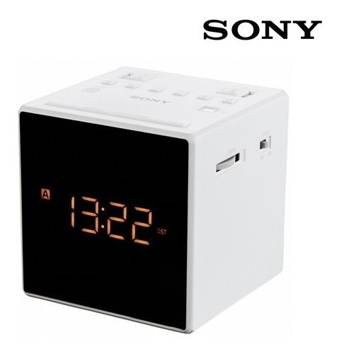 Despertador Sony Radio Reloj Icf-c1t Pantalla Led Blanco