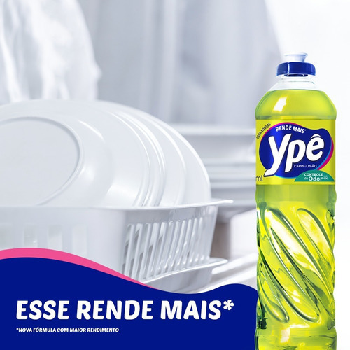 Detergente Líquido Capim Limão Ypê 500ml