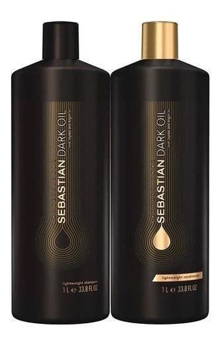 Kit Sebastian Dark Oil Shampoo E Condicionador 1l Nutritivo