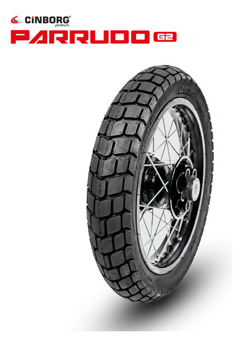 Pneu 90/90-19 Parrudo G2 Para Bros Xre Crosser Nxr Cinborg