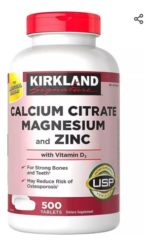 Kirland Calcio Y Citrato De Magnesio Zinc Vence Marzo