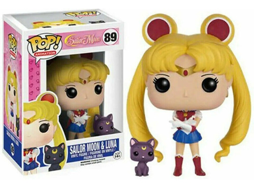 Sailor Moon 89# Sailor Moon & Luna Acción Figura Juguete 1