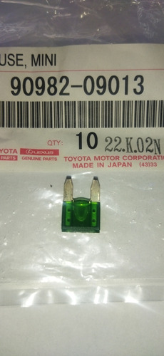 Fusible 30 Amperios Toyota 90982 09013 Original 