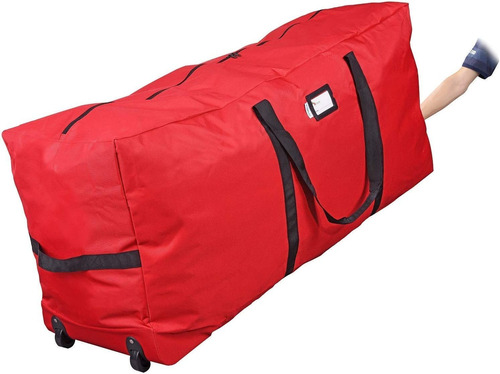 Bolso Primode De Guardado Con Ruedas 127 Cm 40 Cm Rojo