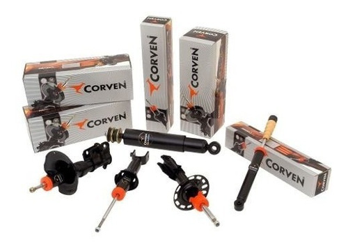 Kit 4 Amortiguadores Corven Plus Fiat Uno Novo Desde 2010