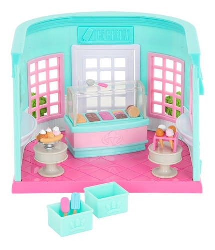 Lil Woodzeez Wz6627z Set Juego La Heladeria Con Accesorios