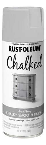 Rust Oleum - Chalked Int Gris Envejecido Ultra Mate, 340g