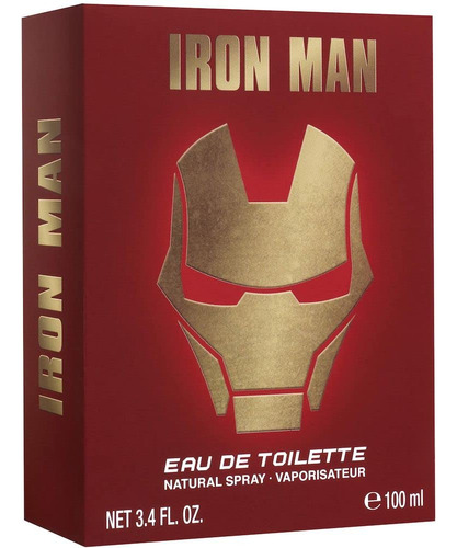 Perfume, Colonia En Aerosol Marvel Iron Man, 3.4 Oz/100 Ml,