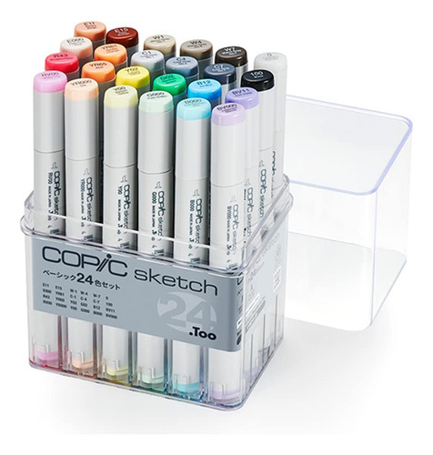 Copic Sketch Basic - Juego De 24 Colores