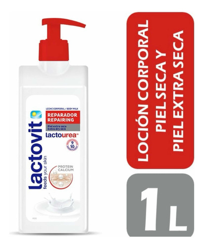 Crema Corporal Lactovit 1 Litro Lactourea Nutrireparadora