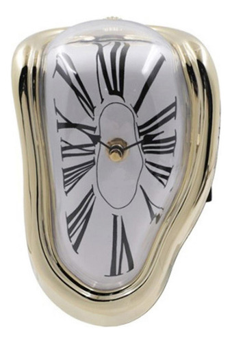 Qa1 Reloj De Fusión Reloj Decorativo Adorno De Romano De Oro