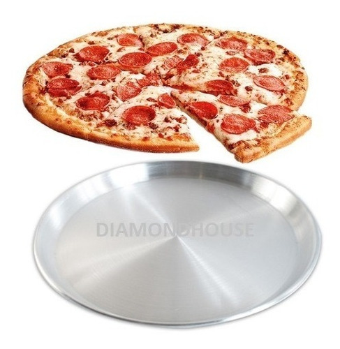 Set X 3 Pizzeras Molde Pizza Individual Aluminio Reforz N°28