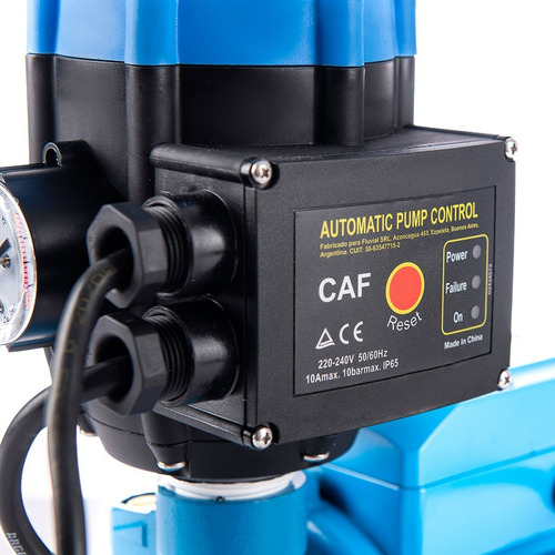Imagen 7 de 10 de Kit Bomba De Agua Fluvial Presurizadora Nero 0.5hp + 2 Bocas