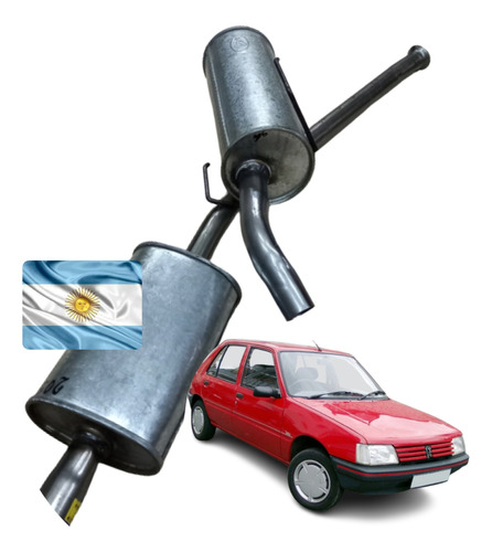 Silenciador Trasero + Cámara Delantera Peugeot 106 98/2002