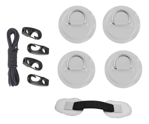 D Pad Bungee Accessories Set Parche De 8 Cm Para Tabla Gris