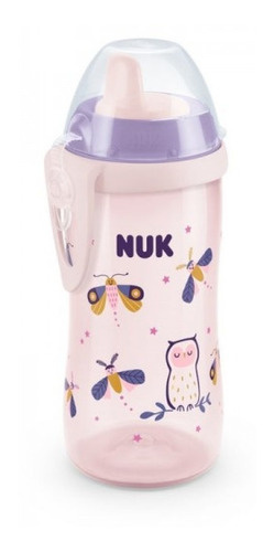 Vaso Nuk Kiddy Cup Luminoso Night Con Pico Rigido +12m 300ml