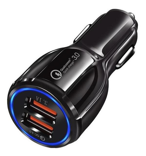 Adaptador Excelente De Carga Rápida, Mxdul-002, 2 Puertos U Color Negro