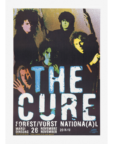 Lamina Para Enmarcar Cuadros Poster The Cure Show