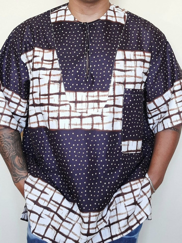 Imagem 4 de 5 de Blusa Bata Masculina Tecido Breno