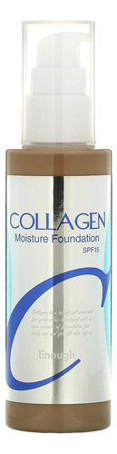 Base de maquillaje líquida Enough Collagen Moisture Foundation tono marrón - 100mL