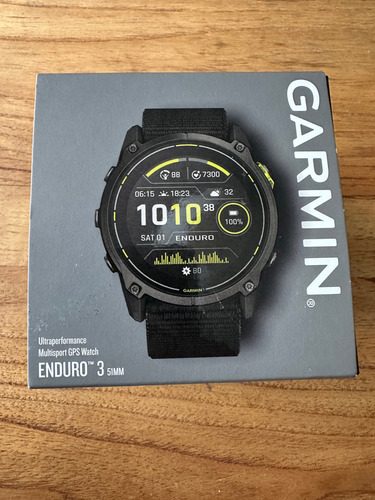 Reloj Garmin Enduro 3 Un Día De Uso Negro Mesh Negro Negro