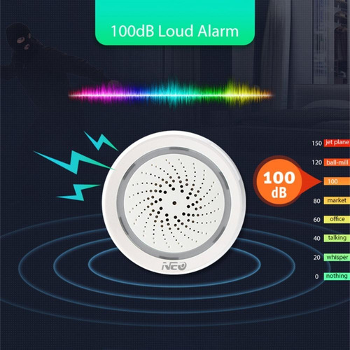 Imagen 8 de 10 de Sensor Alarma Wi-fi Inalámbrica Con Aplicación Smart Life